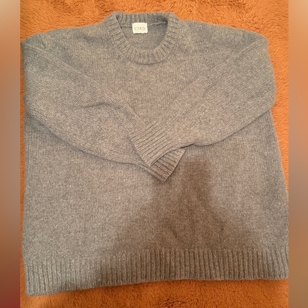 Navygrey oversized sweater.